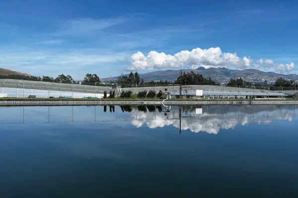 アンデスの雪解け水