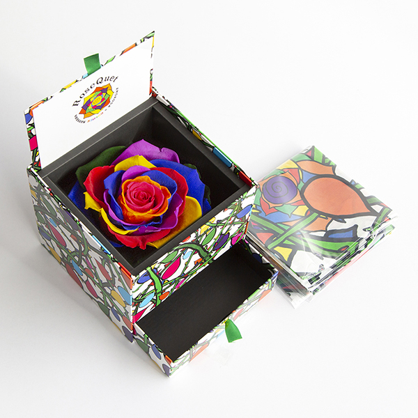 ドロワーボックス&ハンカチーフ(レッドレインボー)DB-H21R12