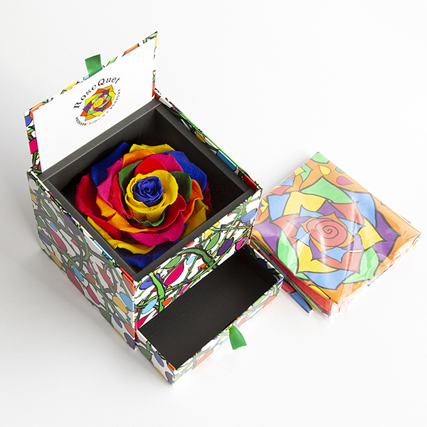 ドロワーボックス&ハンカチーフ(ブルーレインボー)DB-H7R61