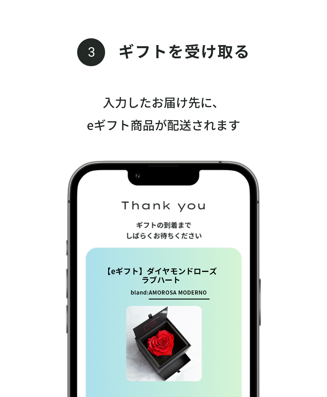 ③ギフトを受け取る