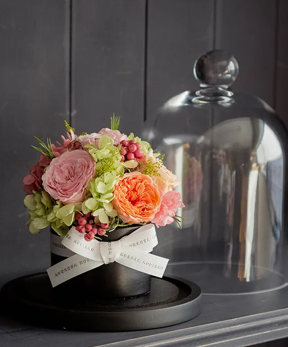 ガラスドームは開閉可能です