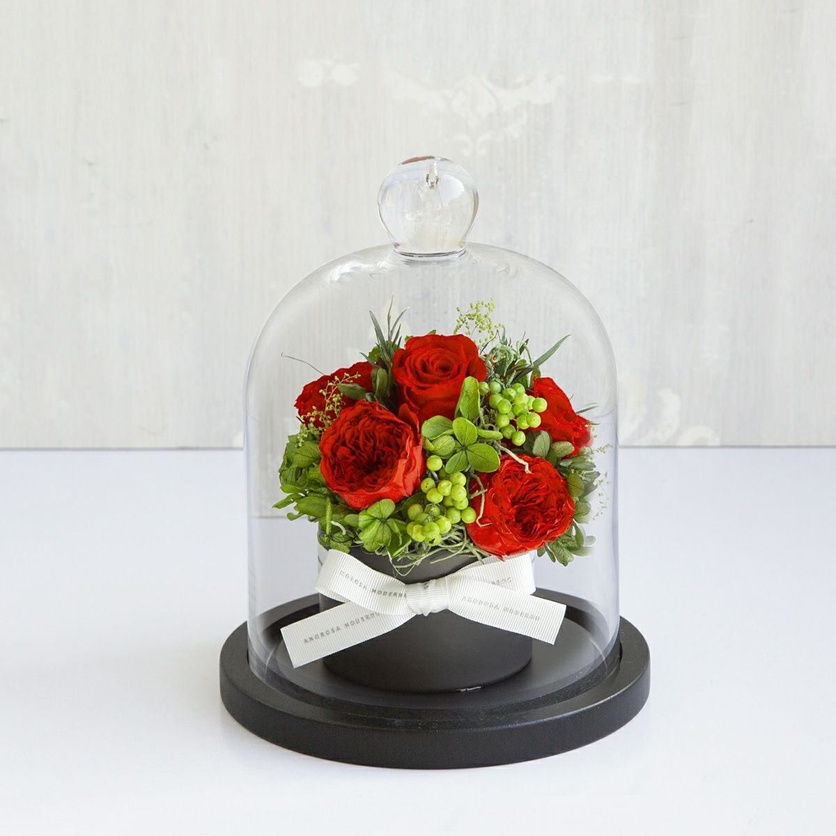 【新品】赤いプリザーブドフラワー 豪華なプリザーブドフラワー エリザベス レッド - カントリーマム