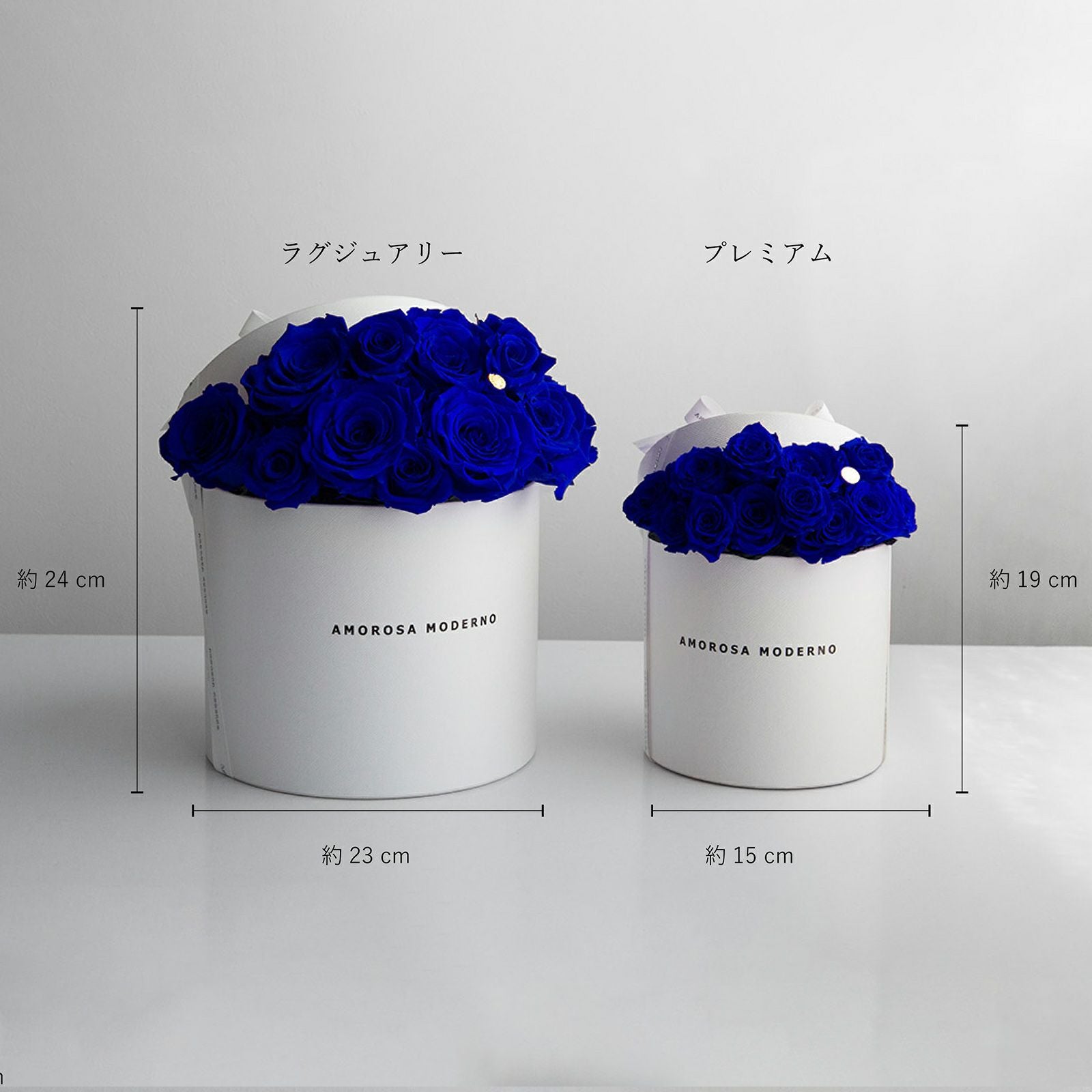 ダーズンローズマイプレシャス(プレミアム)/ブルー （プリザーブド
