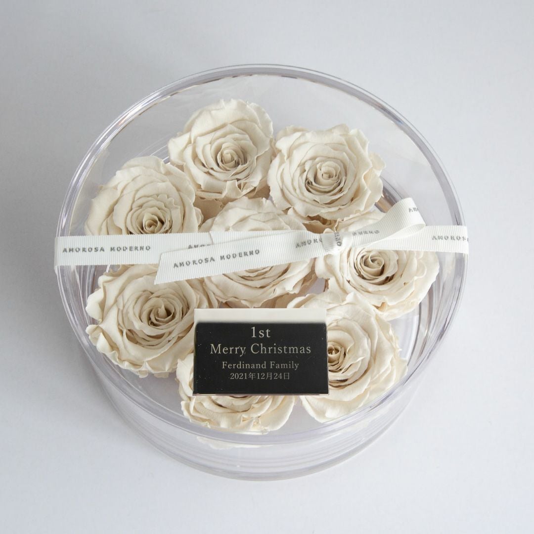 ブリリアント(M)/ホワイト （プリザーブドフラワー） | 最高級