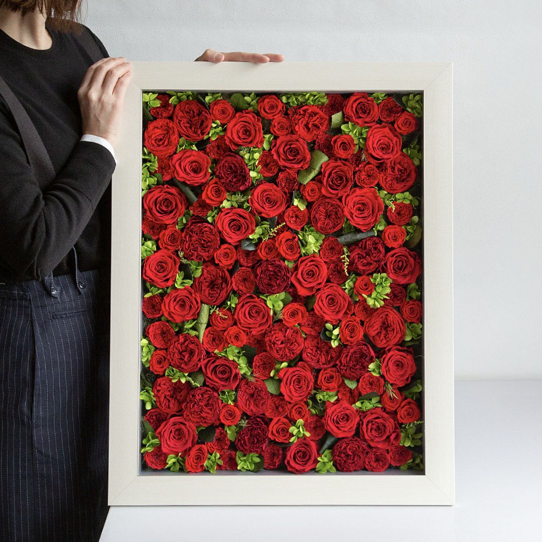 108本のバラの絵画「パナッシュ